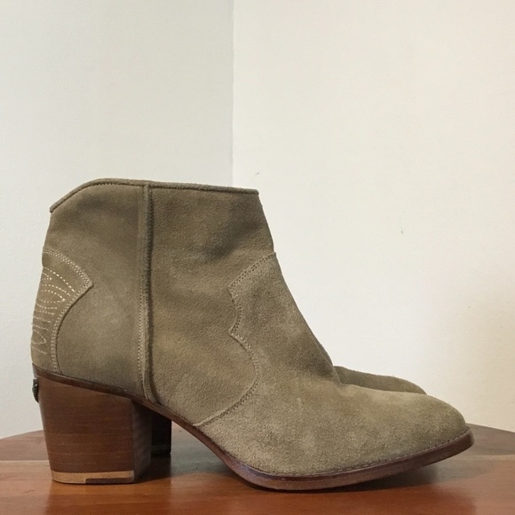Zadig & Voltaire Shoes - Zadig & Voltaire Molly Suede Western Bootie Size 8 (38) R2 B